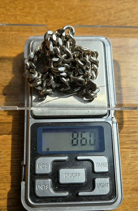 Srebrny łańcuszek 86 gram pr 925