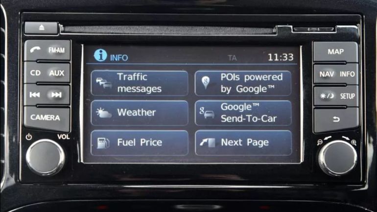 Nissan Connect 1 LCN1 LCN3 menu PL mapa