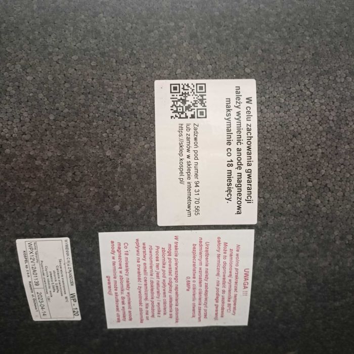 Zbiornik terma 120 L