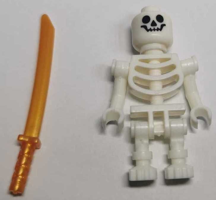 Minifigurka Szkielet Skeleton Kościotrup Castle Ninjago Kingdoms NOWE