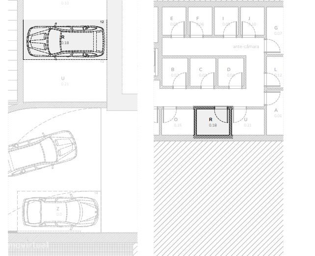 Apartamento T1 com varanda, garagem e elevador