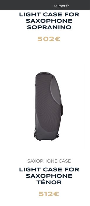 Selmer Light case  - tenor saxofone - estojo