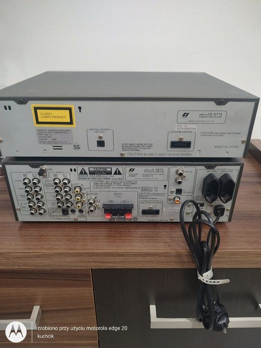 Zestaw Sansui: Wzmacniacz A-E970 + Odtwarzacz CD-E770 | Vintage / Made in Japan