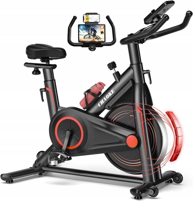 Rower stacjonarny magnetyczny cichy kompaktowy domowy fitnes
