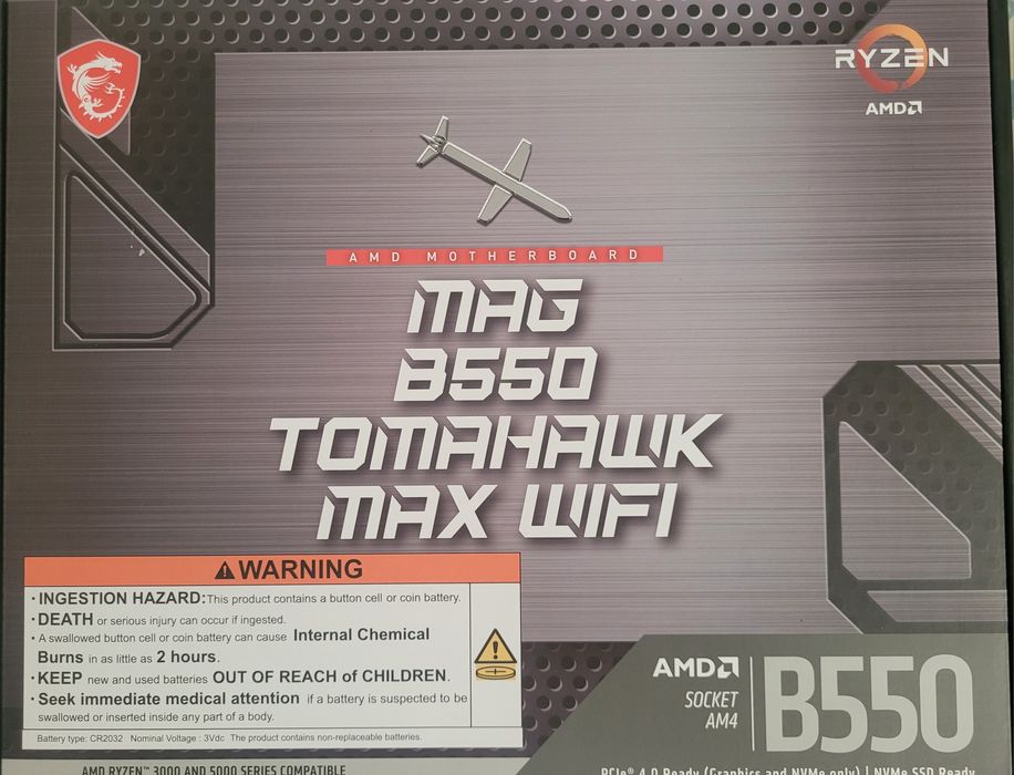 MSI B550 Mag Tomahawk Max WiFi