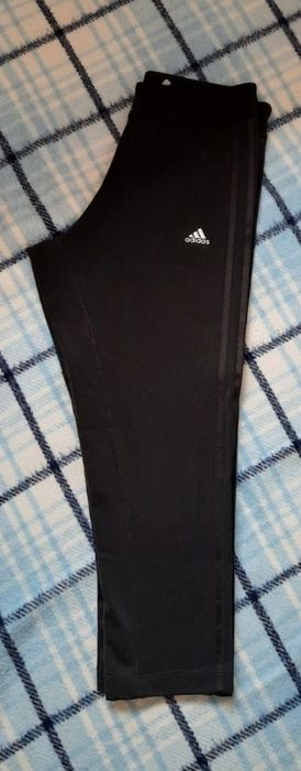 Legginsy czarne 3/4 Adidas climacool rozmiar xs/s