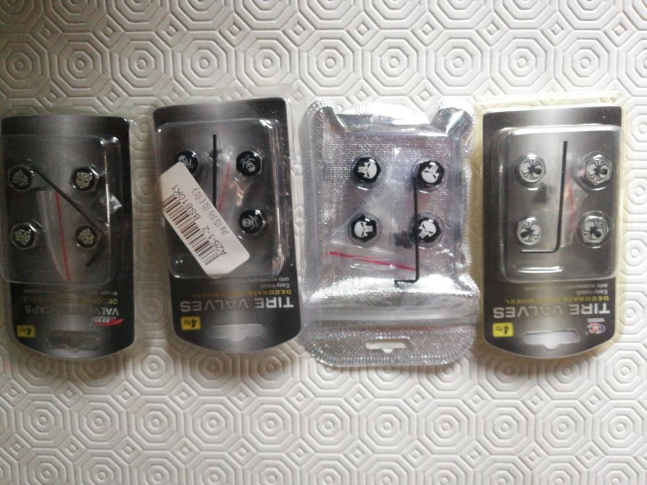 Pipos tampas valvulas pneus porta chaves e anti-roubo Skull Punisher