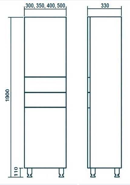 Тумба, шкаф, пенал с бельевой корзиной и без. Для ванной комнаты.