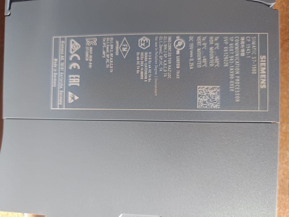 Siemens SIMATIC S7-1500 CPU 1515F-2 PN + CPU 1543-1 Bielsko-Biała • OLX.pl