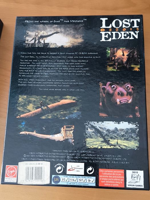 Lost Eden jogo pc big box