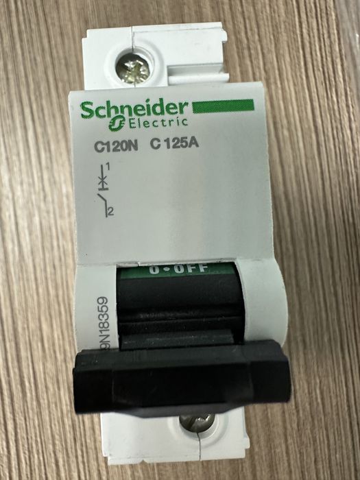 Автоматичний вимикач Schneider Electric 1р 125 А