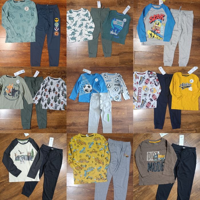 Костюми, спортивні штани, реглани , футболки, шорти, піжами.