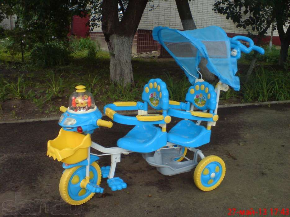 велосипед для двойни