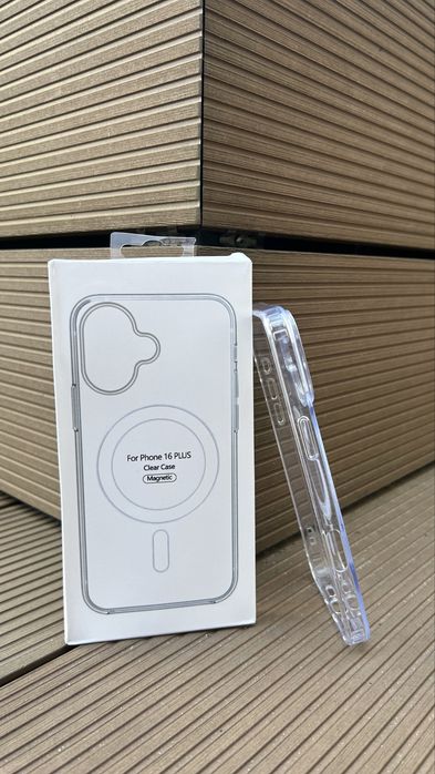 Silikonowe Przezroczyste Magsafe Etui do Iphone 16 Plus