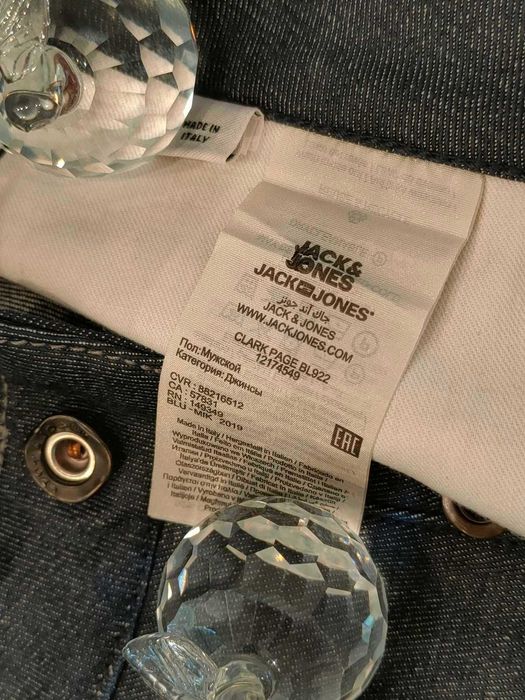Стильные синие джинсы Clark Jack&Jones. Размер W31/L32