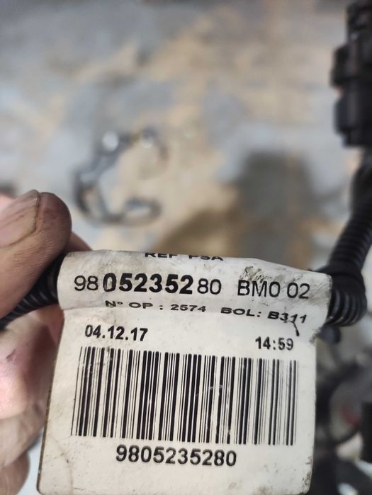 chicote eletrico do motor cablagem psa citroen peugeot berlingo