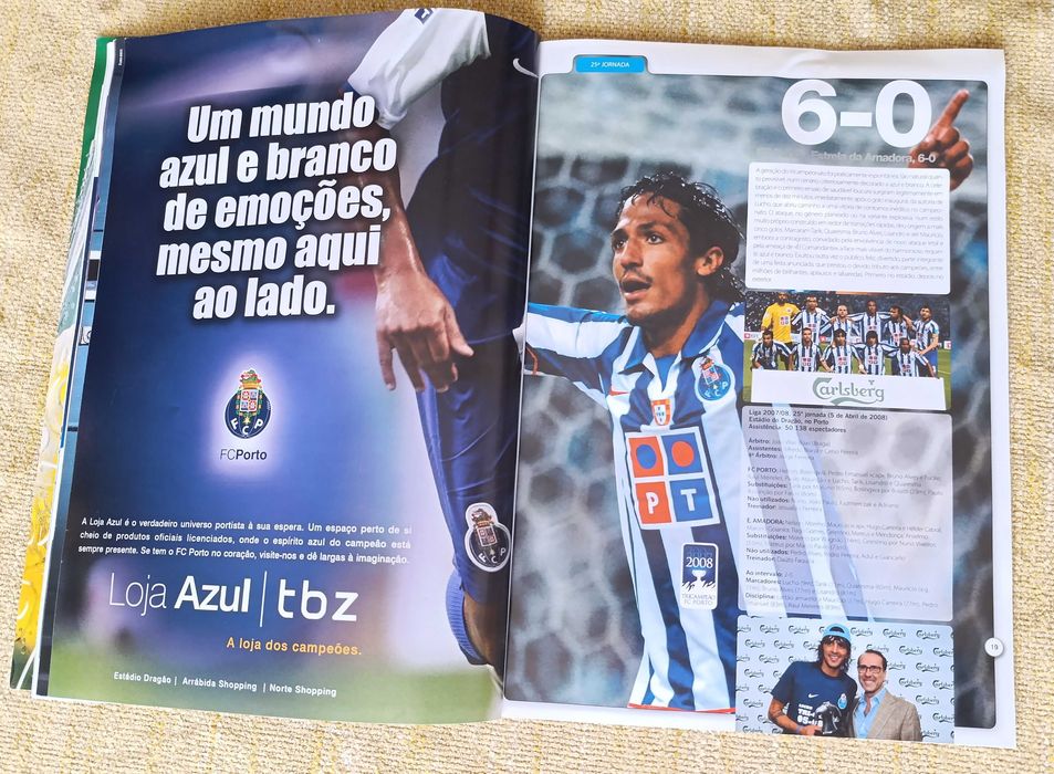 Revista Futebol Dragões Marcha Triunfal - Especial Quaresma e B. Alves