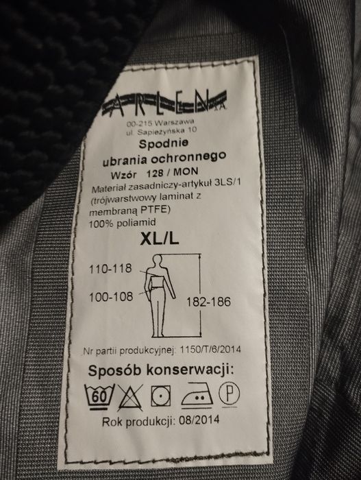 Ubranie ochronne XL/L