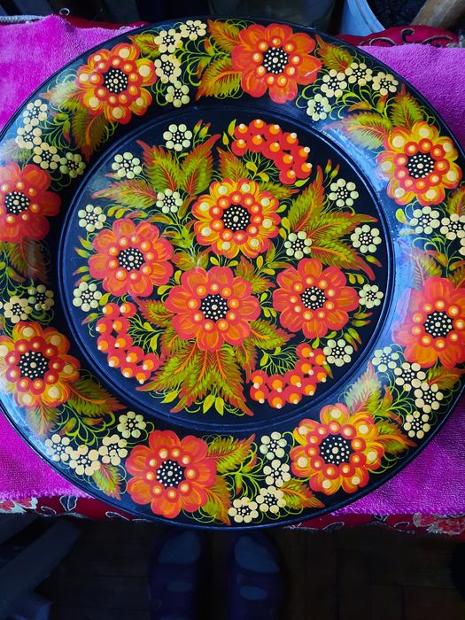 Продам тарелку петриковская роспись