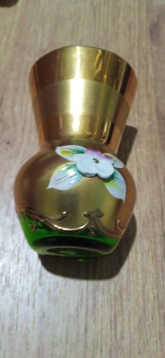 Рюмка BOHEMIAN, серія "смальта"(розпис і позолота).