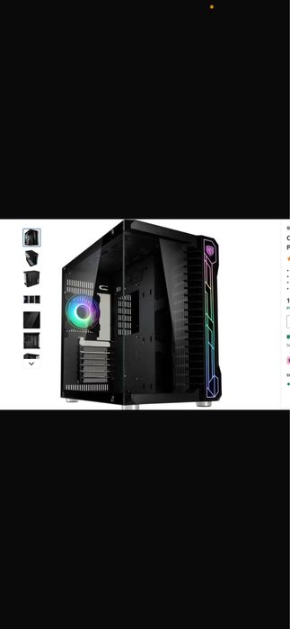 Caixa ATX Kolink Unity Code X ARGB Vidro Temperado Preto