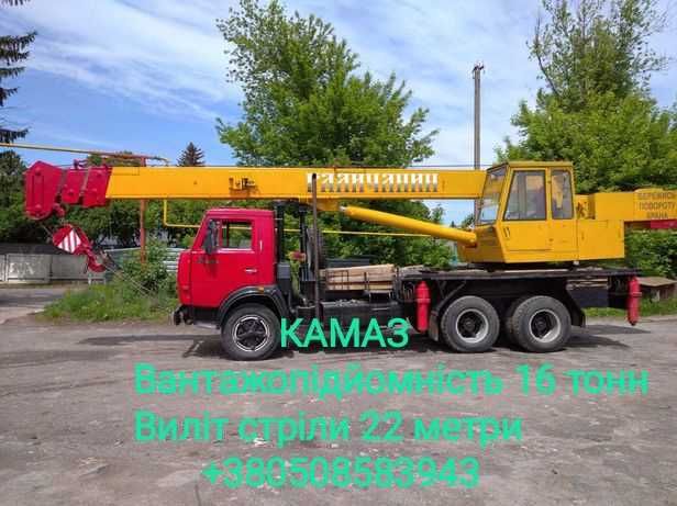 Автокран Луцьк. Послуги, Оренда Автокрана 16 та 25 тонн