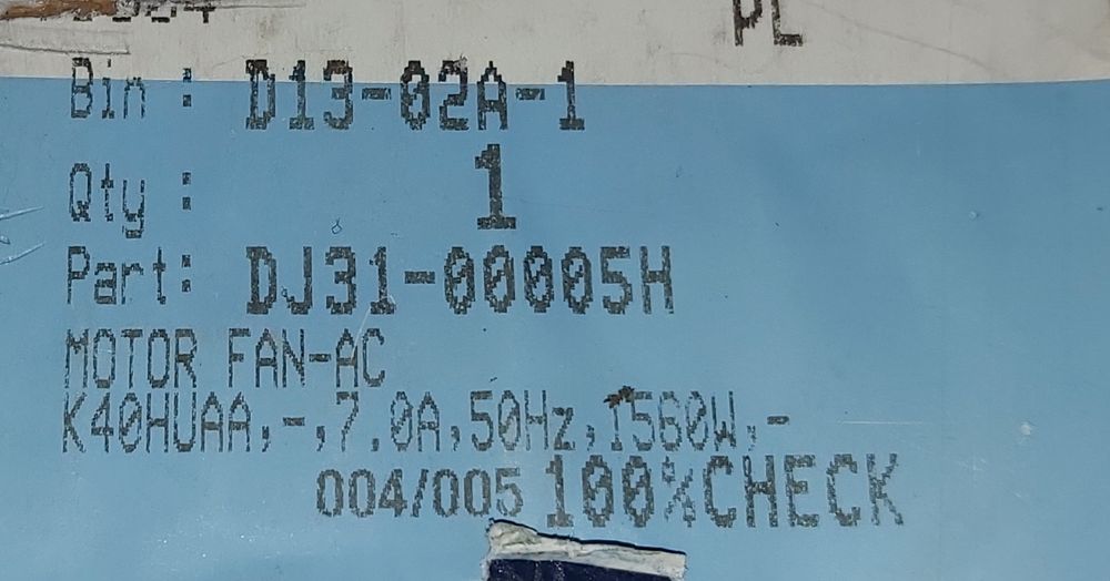 Silnik do odkurzacza samsung VCM40