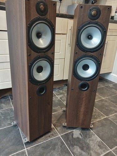 Monitor Audio MR4 Reference plus podstawy, jak nowe