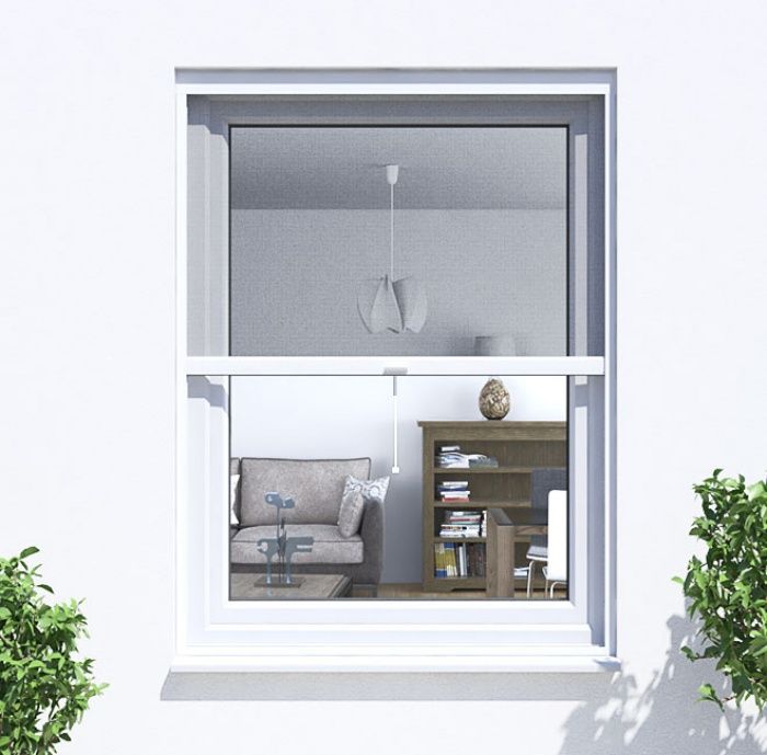 Moskitiera okienna zwijana 130x160