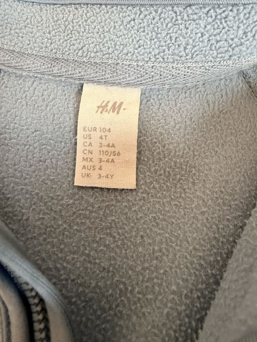 Rozpinana bluza polarowa marki H&M
