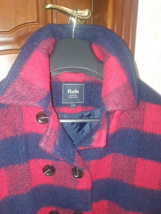 пальто женское в клетку