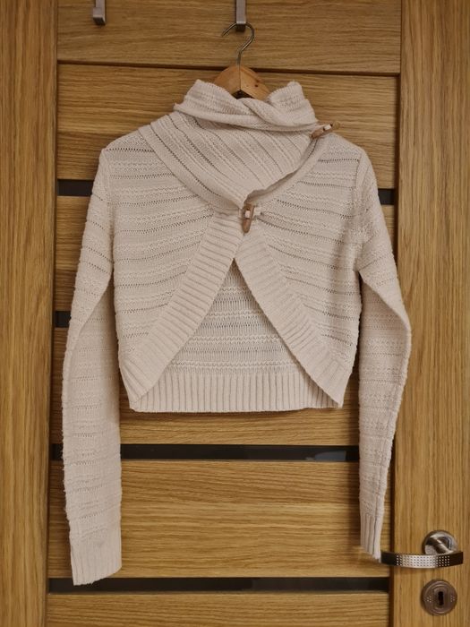 Bolerko krótki sweter sweterek S