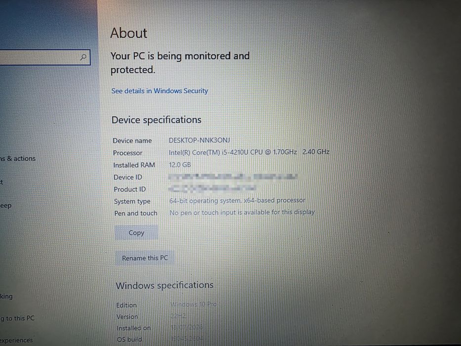 Portatil Toshiba i5, 12 gb, ssd 512