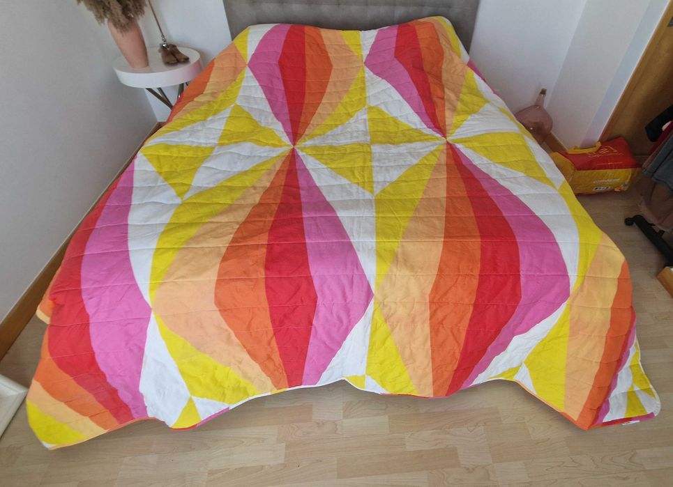 Edredon multicolorido 260 x 280 cm do Ikea