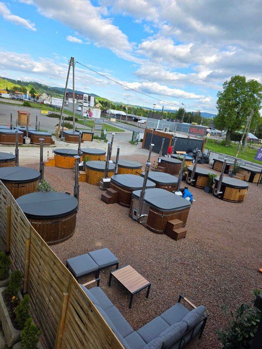 Balia Ogrodowa AKRYLOWA kwadratowa szara perła