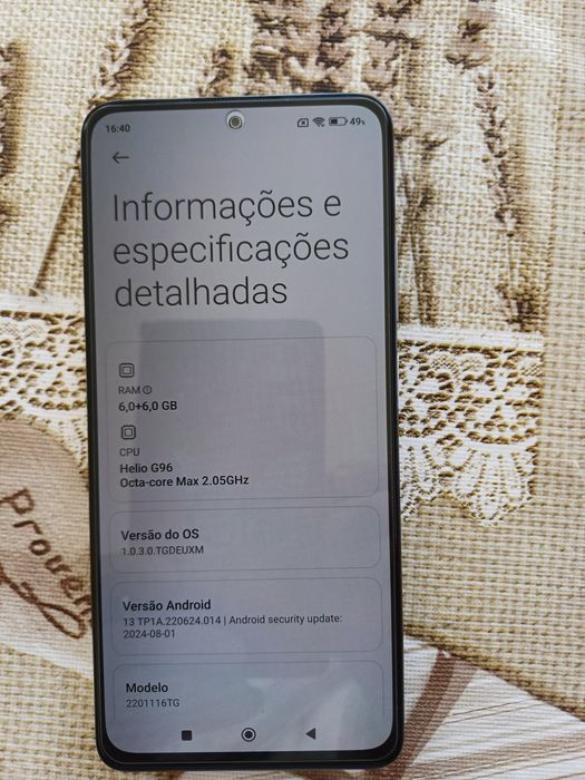 Telemóvel Redmi Note 11 Pro