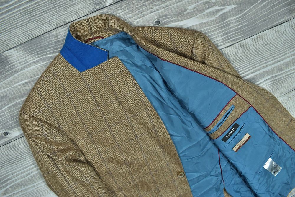 Barutti Summersilk Jedwabna Marynarka Męska / 58