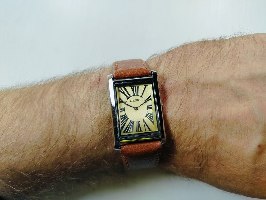 4 x zegarek Seiko Tank Quartz