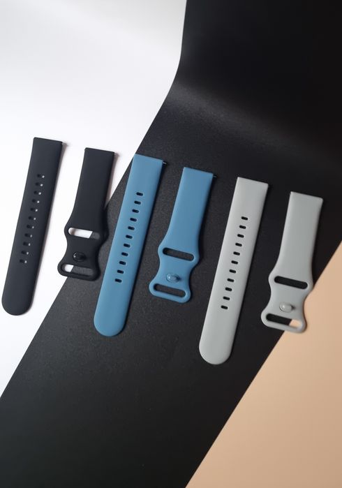 Pasek 3× silikonowy 22 mm do Samsung,Huawei Watch, Amazfit