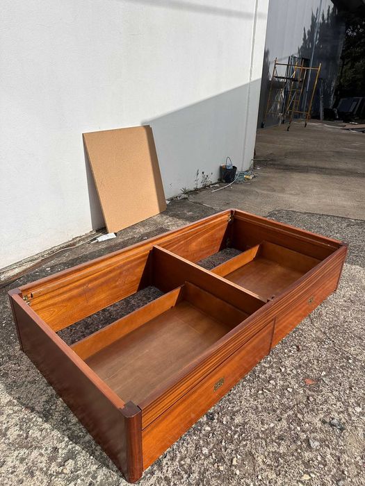 Cama Solteiro c/ 2 Gavetas + Colchão