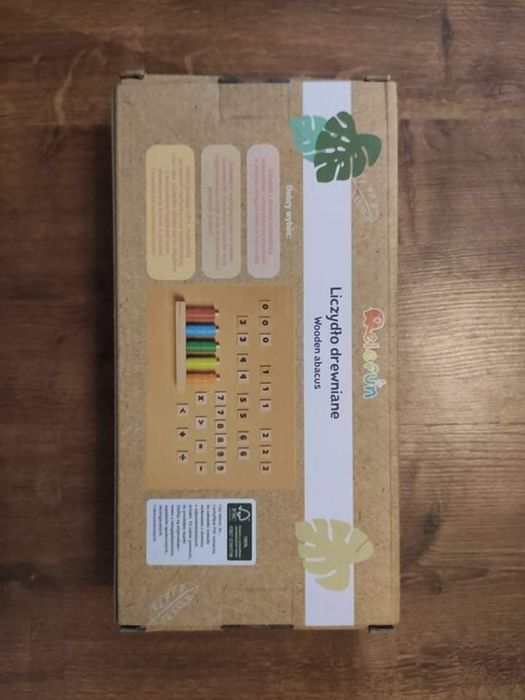 Liczydło drewniane elefun