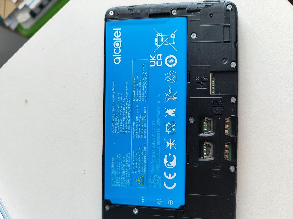 Smartfon ALCATEL 1B 2022 na części / Bateria tli028c7