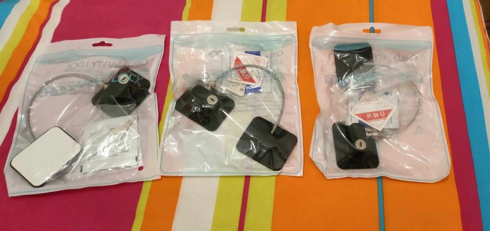 Cadeados lote 3 juntos