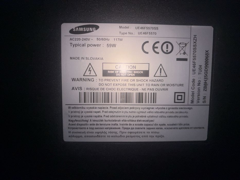 Телевізор Samsung UE46F5570SS [ FULL HD / SMART TV / Wi-Fi ]