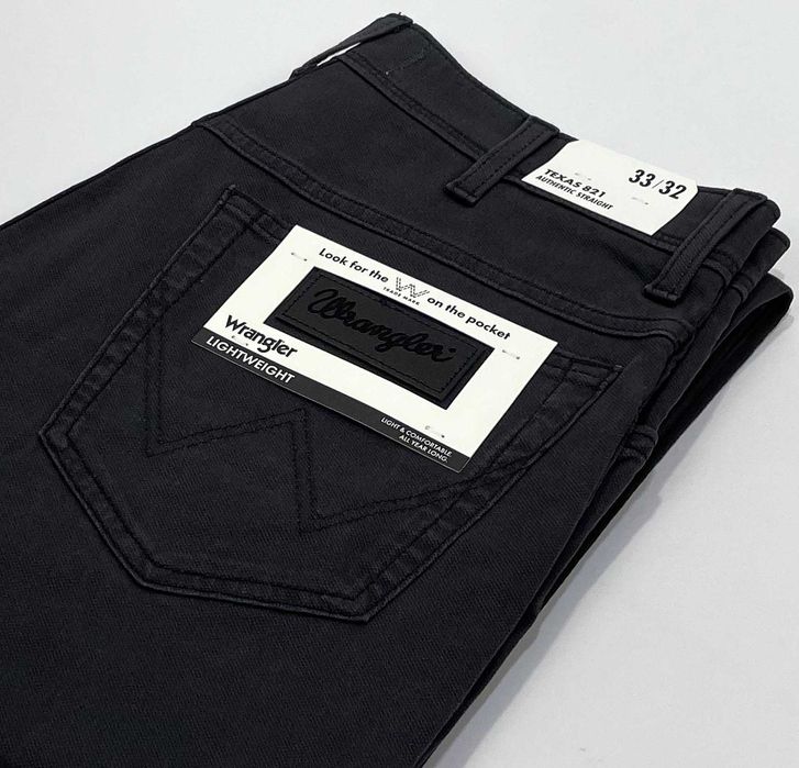 Spodnie męskie Wrangler Texas 821 Faded Black W31 L32