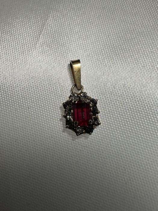Кулон срібло з каменцями