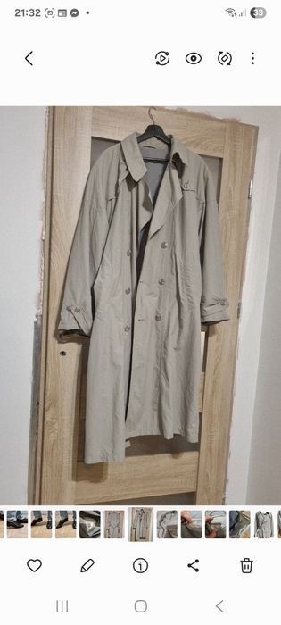 Fenomenalny Nowy płaszcz trencz prochowiec Germany oversize 52