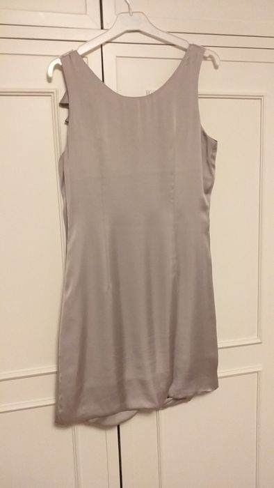 Vestido cinzento claro H&M