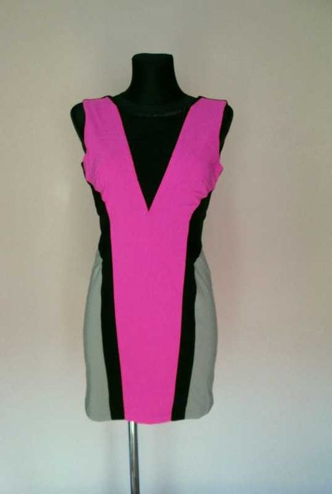 Sukienka prześwitujące wstawki r. 34/36