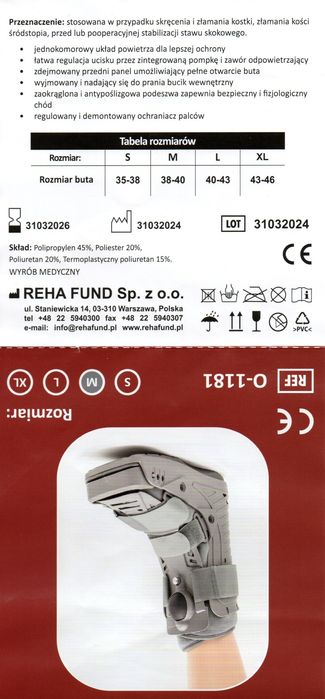 Orteza OMAX rozmiar M / 0-1181